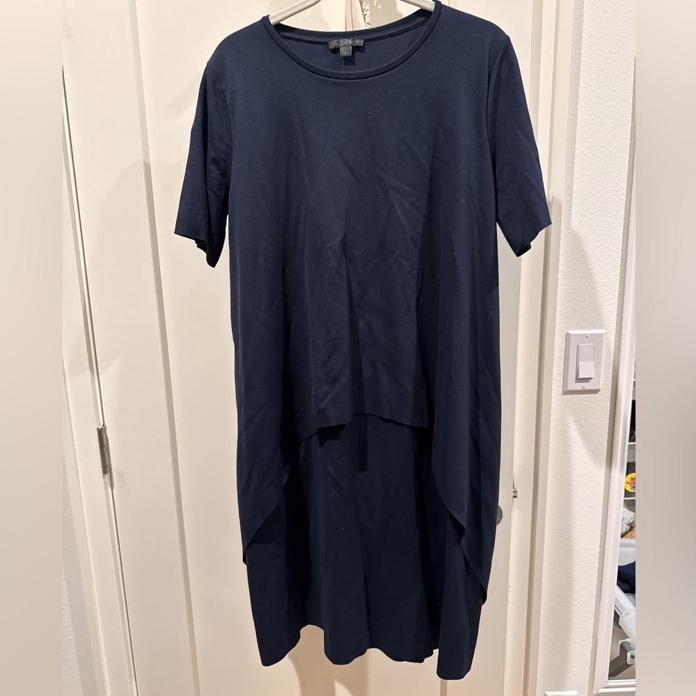 COS cotton jersey dress